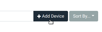 Clicking the Add Device button